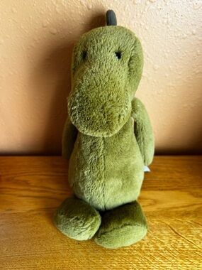 Jellycat London Green Bashful Dinosaur Plush 13 » Lovey super soft NWOT